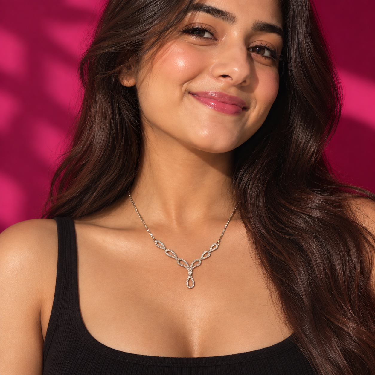 Infinite Wishbone Necklace